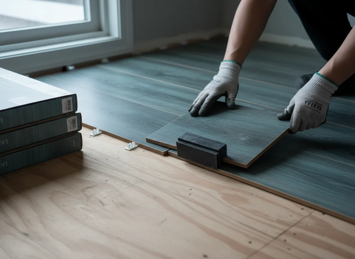 Luxury Vinyl Plank Installation company in Saratoga, IN